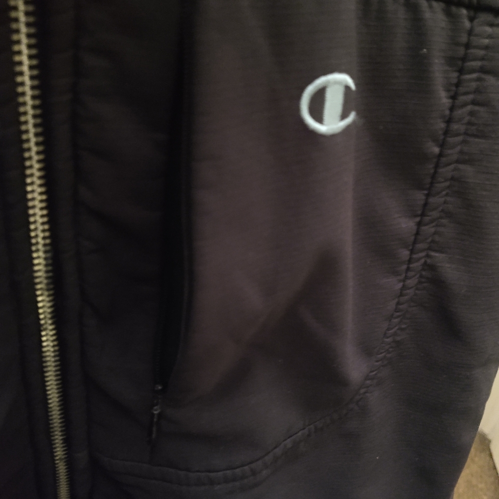 Champion Soft Shell Black Polyester Rain Jacket M… - image 6